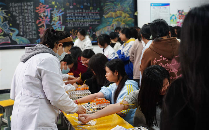 吉安市理工技工學(xué)校全力護(hù)航，25屆高職單招體檢工作有序開展